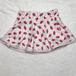 Euc Color Works Strawberry Delight Kids tennis Skort size 4/5